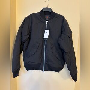 Nike Jordan Black Jacket with Metallic Zipper Size M 2021